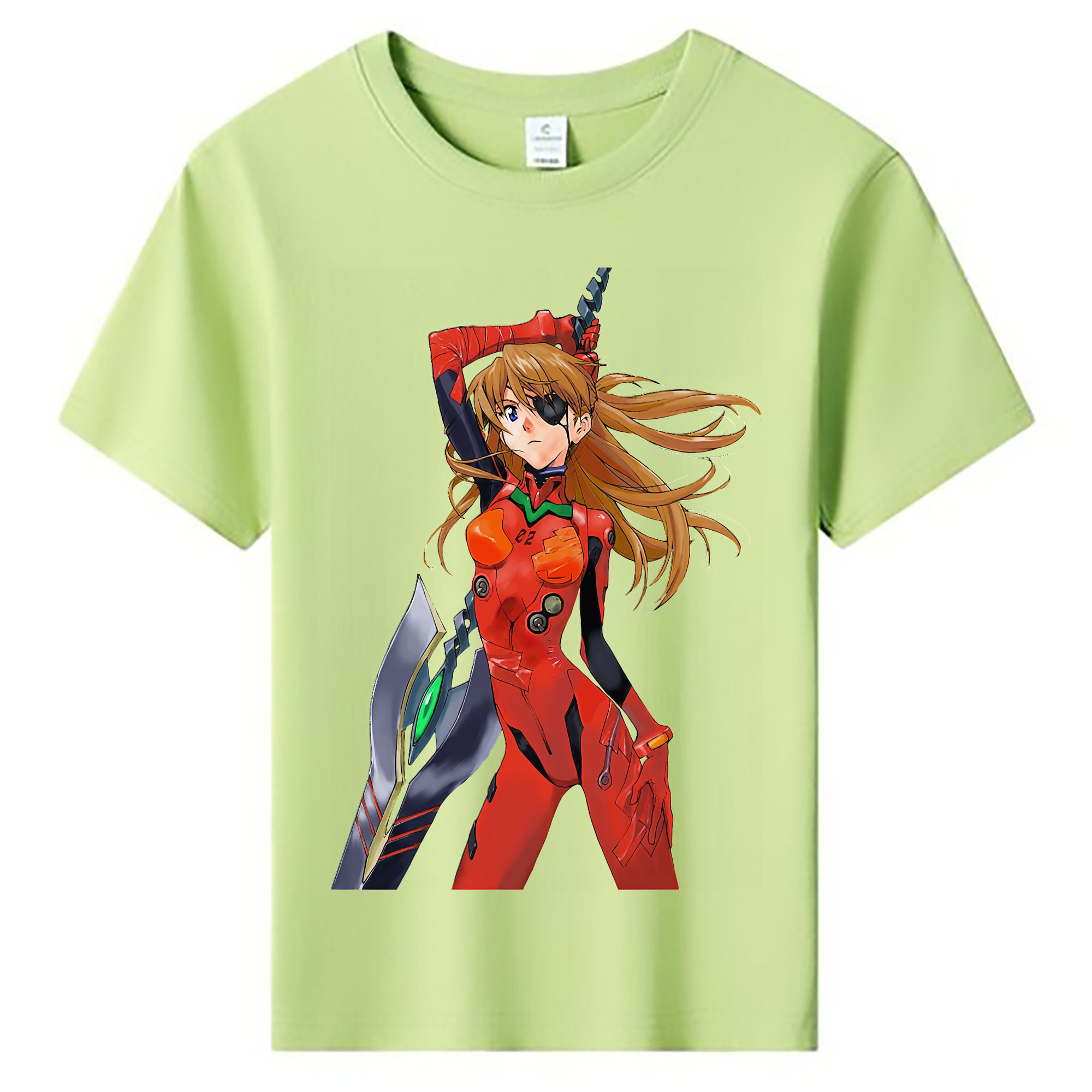 （画像用） EVA 新世紀エヴァンゲリオン 綿100％キッズTシャツ（フロントプリント）